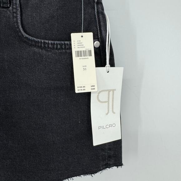 Anthropologie Black Jean Shorts - Picture 4 of 11